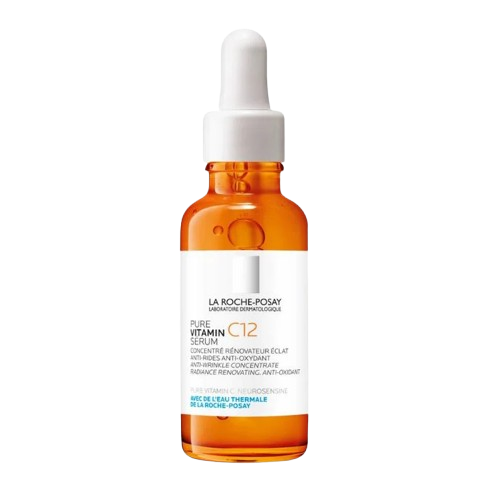 SÉRUM FACIAL ANTIRRUGAS E ANTIOXIDANTE - LA ROCHE-POSAY PURE VITAMIN C12 SERUM - 30ml