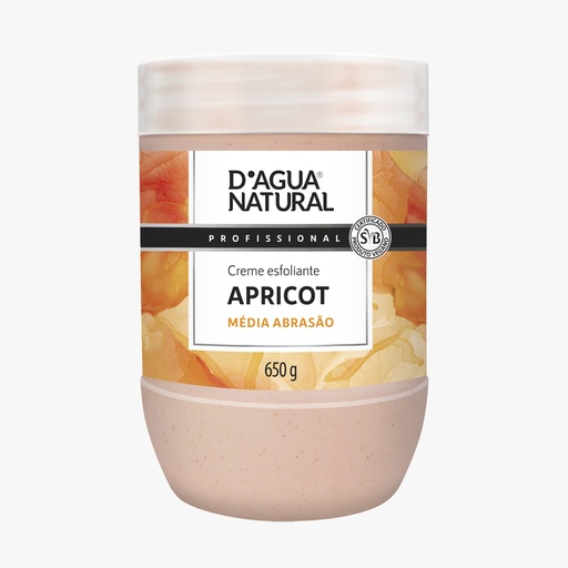 [CREME EXFOLIANTE MEDIA APRICOT - DAGUA NATURAL 650g] EXFOLIANTE MÉDIO ABRASAO