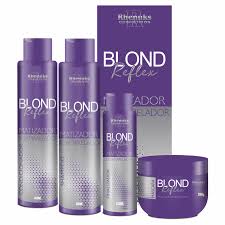 [KIT CAPILAR BLOND REFLEX MATIZADOR 4 PECAS- RHENUKS 400G] KIT CAPILAR BLOND REFLEX MATIZADOR 4 PECAS- RHENUKS 400G
