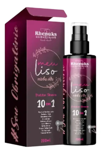 [SPRAY CAPILAR MEU LISO PROTETOR TERMICO 10 EM 1- RHUNUKS 200ml] SPRAY CAPILAR MEU LISO PROTETOR TÉRMICO 10 EM 1- RHUNUKS 200ml