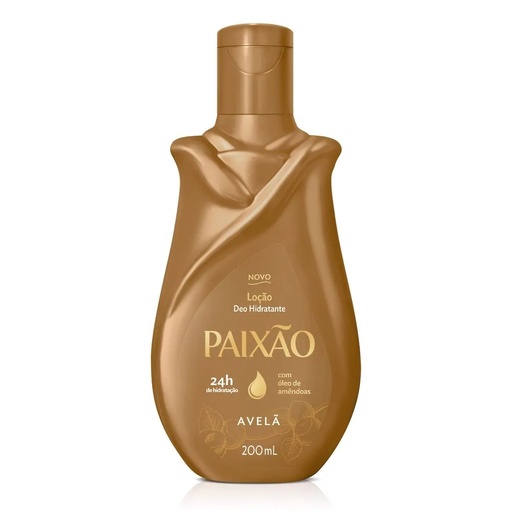 [LOCAO DEO HIDRATANTE AVELA- PAIXAO 200ml] LOCAO DEO HIDRATANTE AVELÃ- PAIXAO 200ml (cópia)