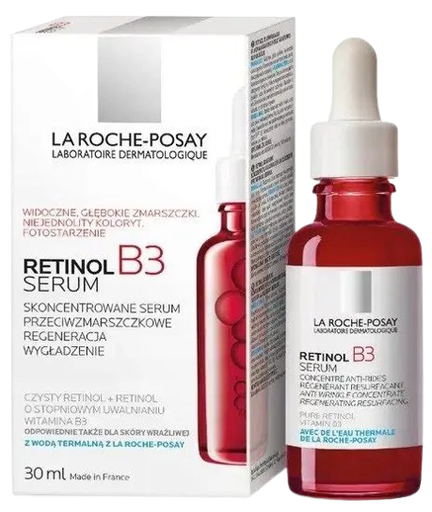 [SERUM FACIAL ANTI-IDADE E ANTIRRUGAS - LA ROCHE-POSAY RETINOL PUR B3 SERUM - 30ml] SERUM FACIAL ANTI-IDADE E ANTIRRUGAS - LA ROCHE-POSAY RETINOL PUR B3 SERUM - 30ml